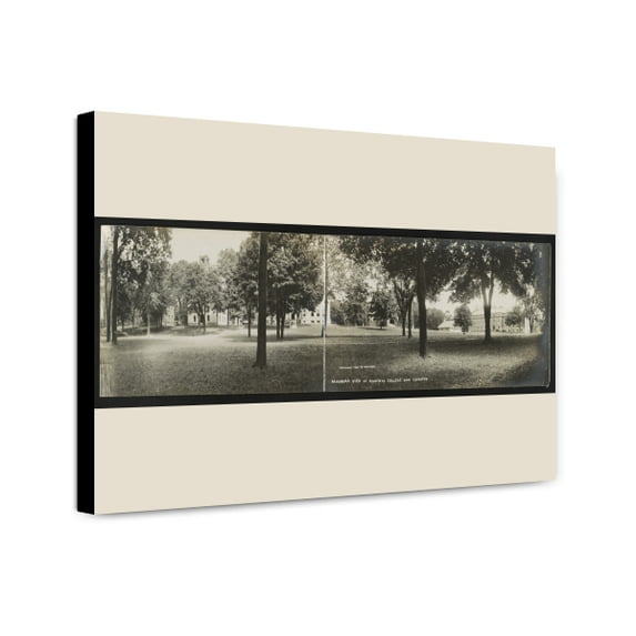 Canvas Print: Panorama View Of Marietta College And Campus, 1907