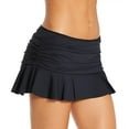 thumbnail image 6 of Women's Lauren Ralph Lauren LR7DA92 Beach Club Skirted Brief Swim Bottom (Black 14), 6 of 8
