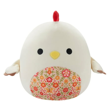 Squishmallows Official 5 Inch Todd The Beige Rooster With Floral Belly - Child'S Ultra Soft Plush Toy