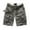 Light Military Green, variant on LYMAYTER Men Cargo Shorts Fashion Camo Shorts for XS-3XL Loose Fit Straight Shorts with Multi-Pocket