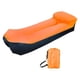 thumbnail image 3 of Tumbona inflable, sofá inflable, regalos para exteriores, colchón de aire perezoso, sofá cama inflable Naranja, 3 of 9