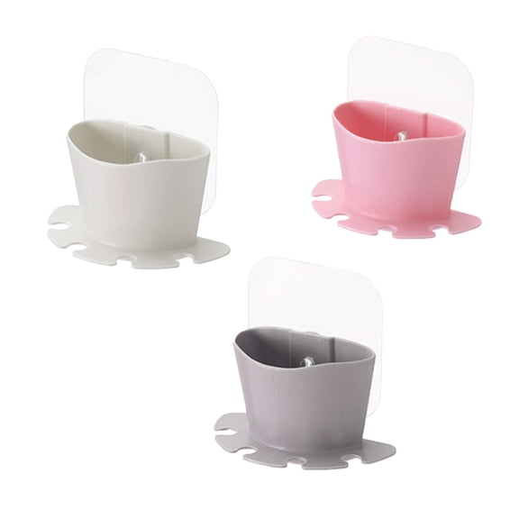 ETEREAUTY Bathroom Organizer with Cup Toothbrush Holder and Large Storage Cup, Assorted Colors for Easy Bathroom Storage