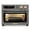Black, variant on Restored VAL CUCINA Infrared Heating Air Fryer Toaster Oven, Extra Large Countertop Convection Oven 10-in-1 Combo, 6-Slice Toast, Enamel Baking Pan Easy Clean with Recipe Book
