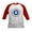 Red/White, variant on CafePress - Greek Mati Evil Eye 4 Baseball Jersey - Kids Cotton Baseball Jersey, 3/4 Sleeve Shirt