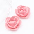 thumbnail image 3 of 100 rosas artificiales de 3,5 cm para ramos de bricolaje, bodas, fiestas y decoración del hogar (rosa melocotón), 3 of 7