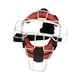 thumbnail image 4 of Casco de receptor de béisbol con protección facial, visión amplia, para deportes al aire libre, resistente, para sóftbol Rojo, 4 of 9