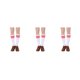 thumbnail image 3 of Minnieouse Medias hasta el muslo a rayas, medias antideslizantes para Cosplay, juegos deportivos, calentadores para piernas, Día de San Valentín, rayas Type1 Minnieouse CBP354583, 3 of 6