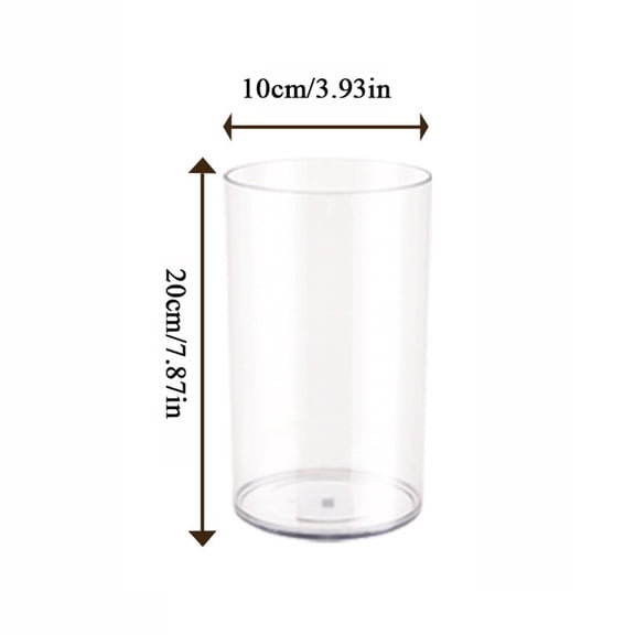 2024 New Acrylic Clear Cylinder Flower Vase Tall Large Plastic Vases for Wedding Centerpieces Hydroponic Decor