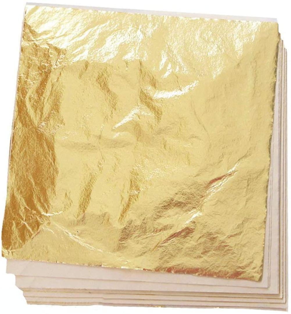 500 Sheets Gold Sliver Copper Leaf Leaves Foil Paper Edible Gilding Craft Decor 500 Sheets Gold Sliver Copper Leaf Leaves Foil Paper Edible Gilding Craft Decor