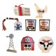 thumbnail image 1 of 1 Juego De Bandeja Decorativa Con Vacas, Bandeja Decorativa Con Motivos Rústicos, Bandeja Decorativa Con Vacas En Alto Relieve, 1 of 8