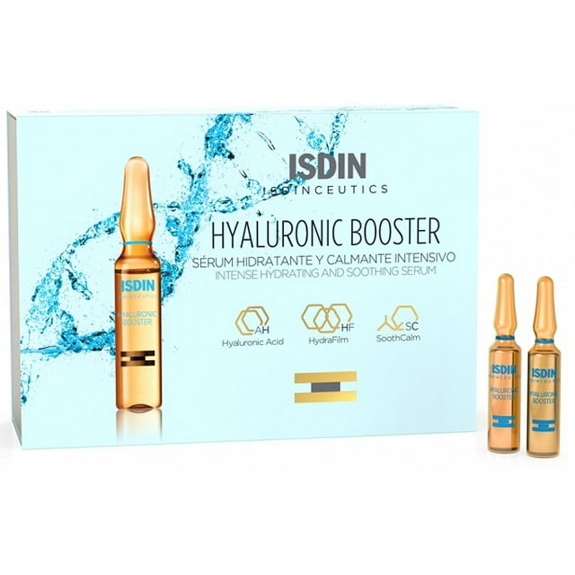 HYALURONIC BOOSTER Isdin 5 AMPOLLETAS DE 2 ML.