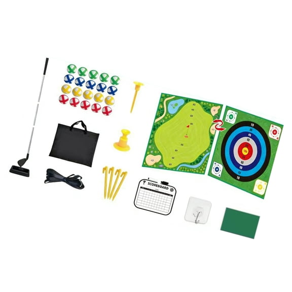 Sinyiin Versatile Golfing Croquet Set Golfing Game Enhancing Cognitive Skills Garden Game
