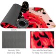 Rose Leopard TPE Yoga Exercise Mat for Home Gym Pilates Workouts 6mm