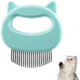 thumbnail image 1 of Peine para gatos, pelo corto y largo para mascotas, depilación, masaje, peine de concha, cepillo suave para depilación, peine, depilación y depilación, removedor de pelo, masaje, herramienta de, 1 of 5