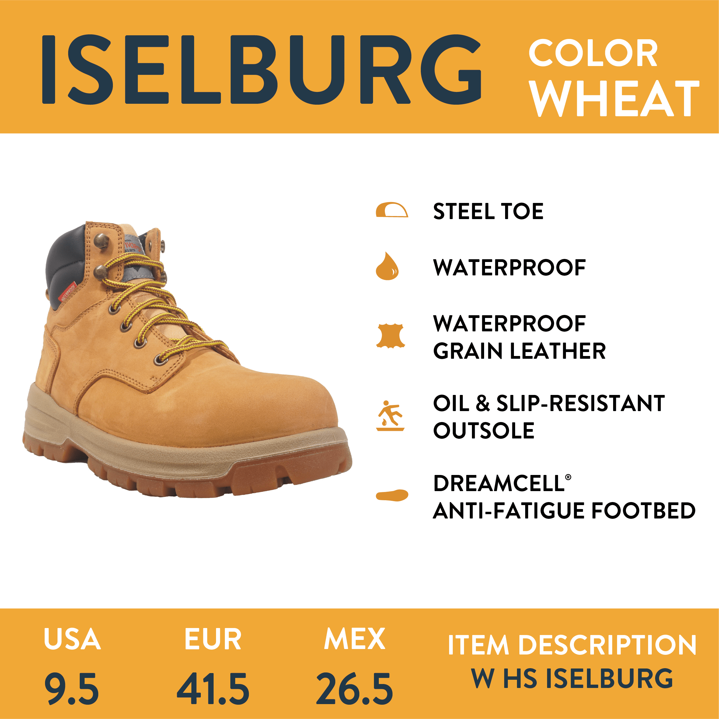 Herman Survivors Women's Iselburg Steel Toe Work Boots, Sizes 6-11