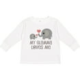 thumbnail image 3 of Inktastic My Glamma Loves Me Grandchild Gift Boys or Girls Long Sleeve Toddler T-Shirt, 3 of 5