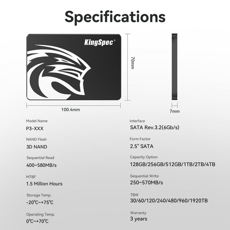 KingSpec 512GB 2.5