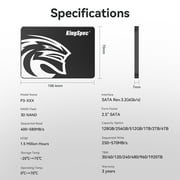 KingSpec 4TB 2.5 SATA3 SSD 3D NAND Flash Internal Solid State Drive Compatible with PS4 Laptop Desktop