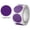 Purple, variant on 500PCS 1-Inch Yellow Round Dot Stickers, Self-Adhesive Solid Color Paper Labels for Crafts Scrapbooking Gift Wrapping Office Organization, Multi-Surface Adhesive Dots for Marking & Decoration