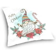thumbnail image 3 of GZHJMY Christmas Gnome Throw Pillow Cover 18 x 18 Inch, Soft Square Cushion Case for Home Couch Sofa Bedroom Car Farmhouse Decor Home Decor, 3 of 7