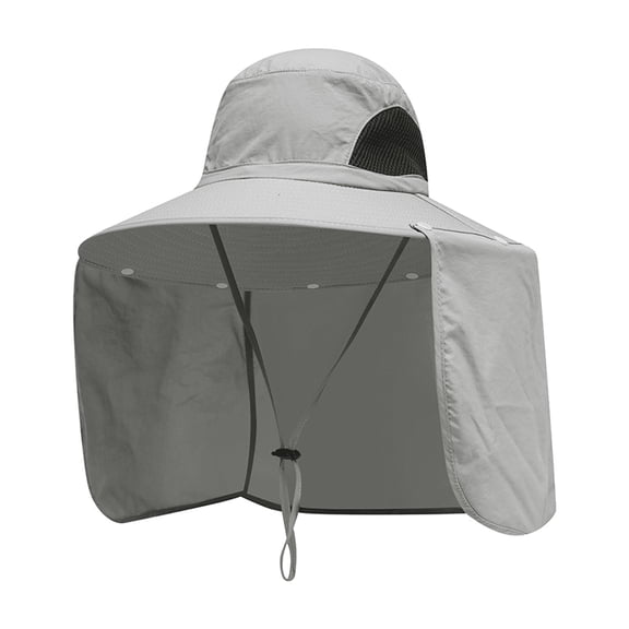 FLORNIX Bucket Hat,Outdoor Durable Design,Adjustable Wide Brim Sun Hat,Bucket Hats for Men,Grey