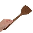 thumbnail image 4 of DRAFIDEEP Dark Brown Wooden Kitchen Spatula Set with Ergonomic Handle, Cooking Utensils for Home and, 4 of 8
