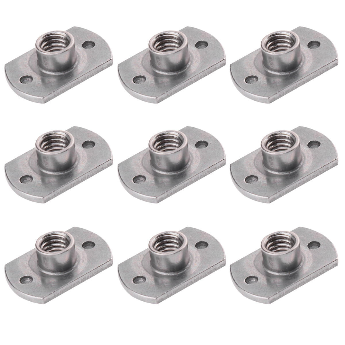 270-Piece 304 Stainless Steel Flange Bolts & Nuts Kit - M6/M8/M10, Lengths 16-50mm, Handheld Storage Box