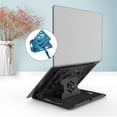 thumbnail image 2 of ziyahi Support Réglable pour Ordinateur Portable, Support Portable en Plastique Antidérapant pour Ordinateur Portable, Support de Refroidissement avec Support pour Téléphone, Rouge Bleu, 2 of 6
