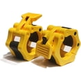 thumbnail image 2 of 2” Olympic Barbell Clamps - Solid ABS Locking Barbell Collars with Quick Release - for Professional Training Strong Lifts and Olympic Training- Set of 2, 2 of 4