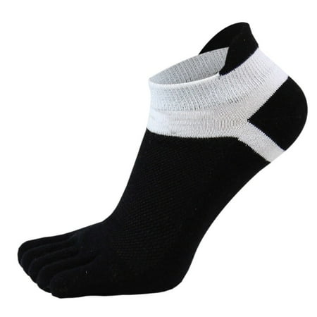 

Men s five finger toe Socks Cotton Ankle Casual Sports Low Cut Breathe