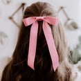 thumbnail image 5 of 2PCS Black Velvet Bows Girls Hair Clip Ribbon Accessories for Baby Toddlers Teens Kids, 5 of 5