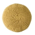 thumbnail image 6 of DUOSONG Yuny Knitted Cotton 20 X 20 Round Pouf Yellow Cotton Furniture Primary Living Space Bean Bag Chairs & Lazy Sofa Chair, 6 of 9