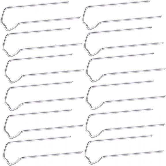TUWAFE 80 Pcs 1.7 Inch Floral U-Pins, Metal Plant Pins for Indoor Plants, Wreaths, Moss, Foam & Holiday Flower Arrangements