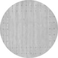 thumbnail image 1 of Ahgly Company Indoor Round Solid Gray Modern Area Rugs, 6' Round, 1 of 1