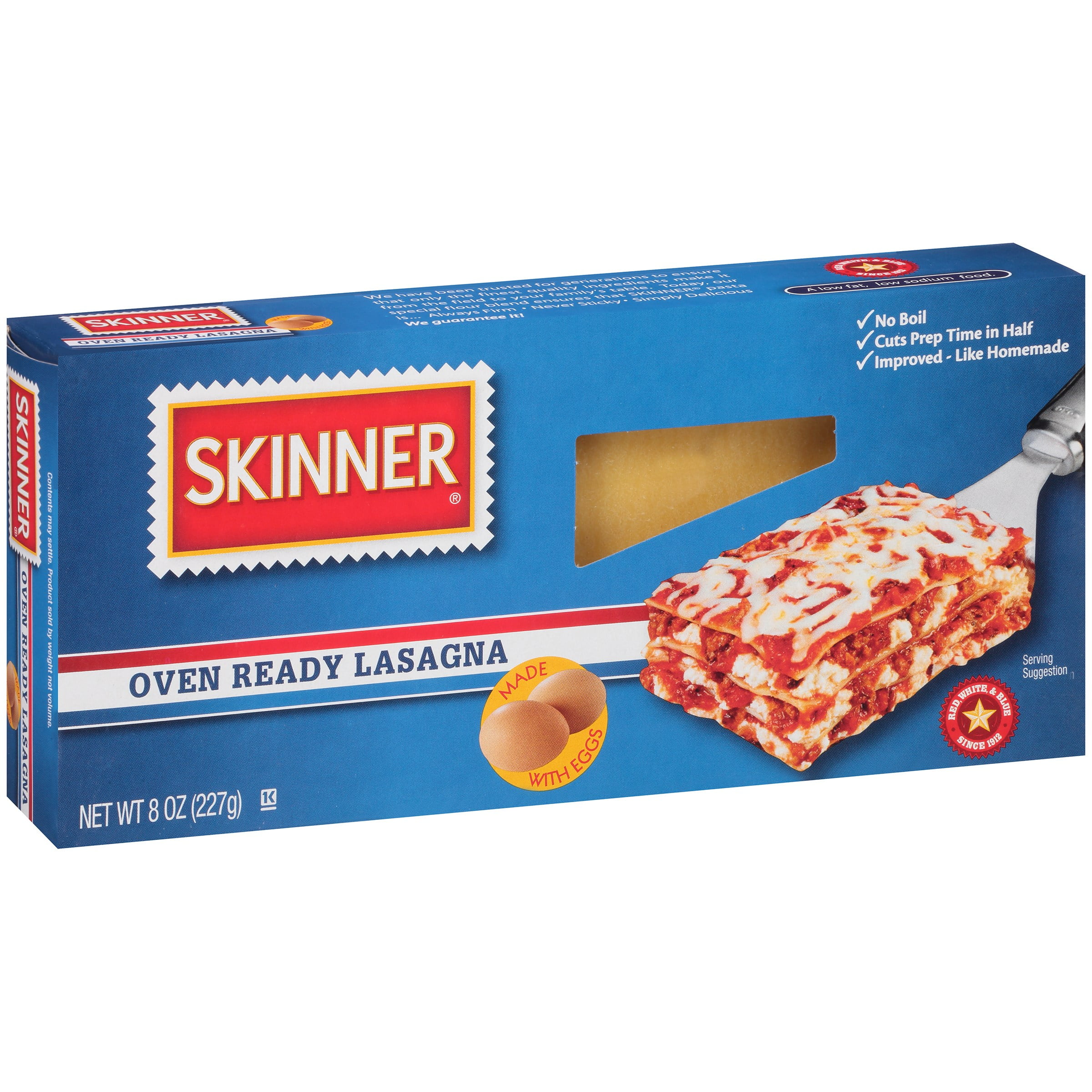 (6 pack) Skinner 8 oz Oven Ready Lasagna Pasta