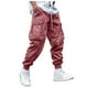 thumbnail image 4 of Pantalones jogger con cintura elástica para hombre - Pantalones deportivos con cordón, múltiples bolsillos, algodón, S-XXXL, actividades al aire libre, 4 of 4