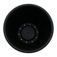 thumbnail image 2 of The HC Companies 17 Inch Round Classic Planter, Plastic Plant Pot, Black, 2 of 2