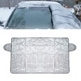 thumbnail image 2 of Soumake Car Magnetic Windshield Snow Cover UV Resistant Waterproof Anti-Freeze Universal Size Easy to Install Cars Trucks Windshield Cover, 2 of 8