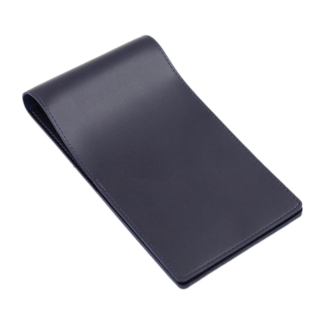 Soporte para Tarjeta de Puntuación de Golf, Cubierta para Libro de Yardas, Portátil, Impermeable, PU, Libro de Puntuación para Seguimiento de Puntuaci Azul oscuro