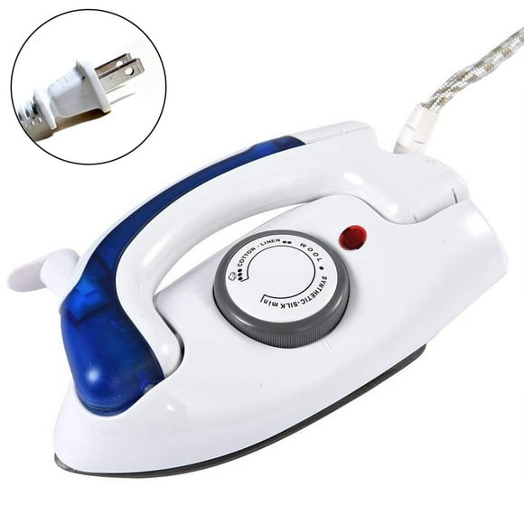 Portable Steam Iron for Clothes, Travel Mini Iron with Non-Stick Sole Plate