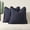Navy, variant on 20×20 Inch Throw Pillow Cover with tassels，Soft Washable Fabric, Fringed Edge Design with Hidden Zipper, Decorative for Sofa or Couch，2 Pack