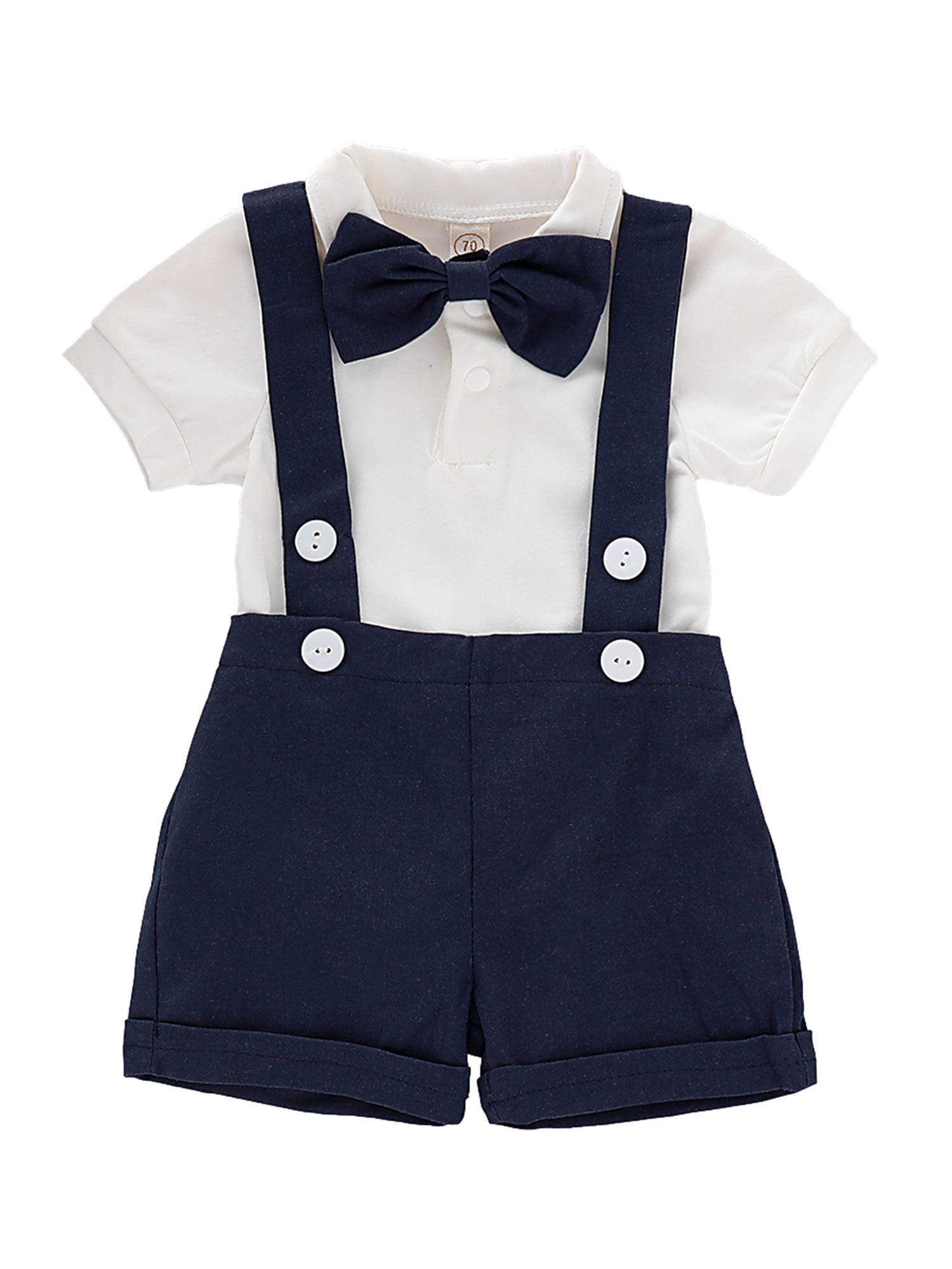 Details about   Toddler Baby Boys Gentleman Bow Tie Solid T-Shirt Tops+Suspender Pants Outfits 