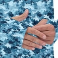 thumbnail image 6 of Dagegui UPF 50+ Hoodie Mens Sunscreen Shirts Camo Long Sleeve Hooded Fishing Tee Summer UV Protection Sun T-Shirts Outdoor Rash Guard Pullover Tops Sky Blue XL, 6 of 7