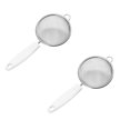 thumbnail image 1 of Oleegame 2PC Kitchen Spoon Stainless Steel Fine Mesh Food Strainer Spoon For Grease Foam, 1 of 7