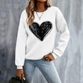 thumbnail image 2 of Ltctricy Sweatshirts for Women Cute Loose Basic Crewneck Pullover Tops Fall Fashion Comfy Long Sleeve Shirts, 2 of 6