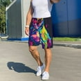 thumbnail image 3 of Daiia Neon Pop Art Pitbull Mens Woven Stretch Pajama Short,Short Pajama Pants-Large, 3 of 7