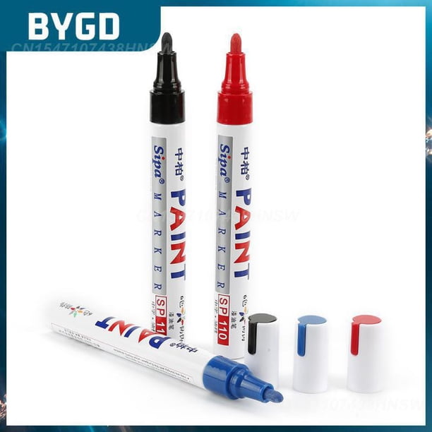Zhongbai Lacquer Oil Pen Touch Up Pen Long Lasting Light Fastness Paint Pen Water Resistance Lacquer Oil Pen Car Accessories04Russian Federation He Qiyong unisex