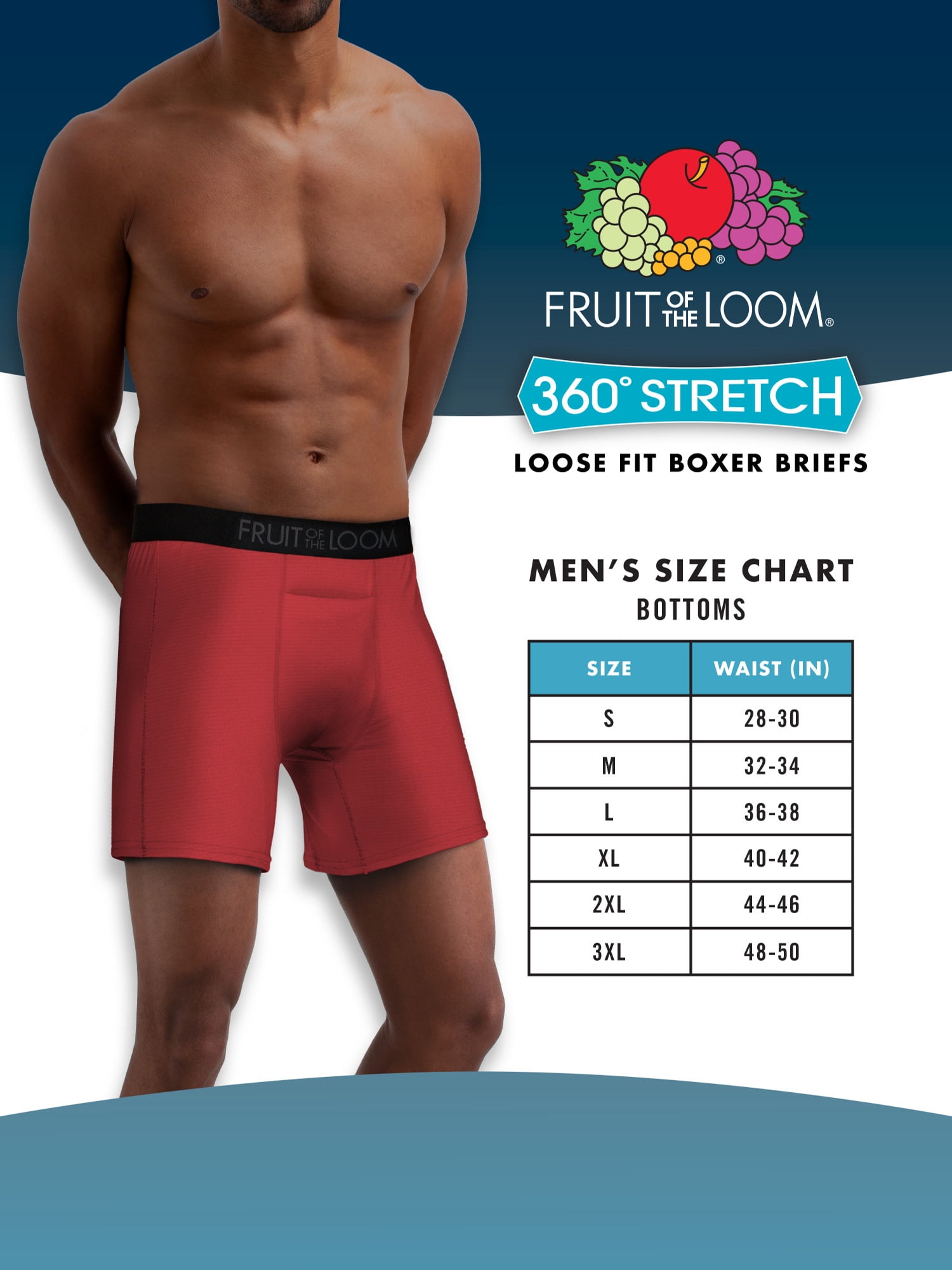 Fruit Of The Loom Mens Classic Slip Briefs (Pack Of 3) (BC3360)