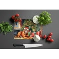 thumbnail image 3 of Dogue de Bordeaux Cozy Christmas Glass Cutting Board Large 12 in x 15 in, 3 of 5
