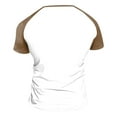 thumbnail image 5 of Big and Tall Shirts for Men Fashion Casual Color Matching Round Neck Short Sleeved T Shirt Large Tall Mens Shirts Soft T Shirt Pack for Men Plain Large Mens Medium XL, 5 of 5